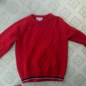 Children’s Boys Red Jacadi Sweater 6a